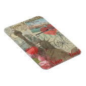 ニューヨークシティヴィンテージリバティスカイラインシンボルアート マグネット (右側)