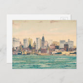 ニューヨークシティヴィンテージ ポストカード (正面/裏面)