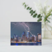 ニューヨークシティ上空の嵐 ポストカード (スタンド正面)