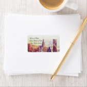 ニューヨークシティ住所 シールテンプレート ラベル (インサイチュ)