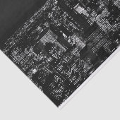 ニューヨークシティ夜スカイライン 薄葉紙 (詳細)