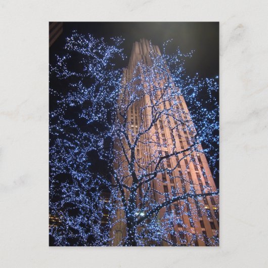 ニューヨークシティ夜歩行CricketDiane ポストカード (正面)