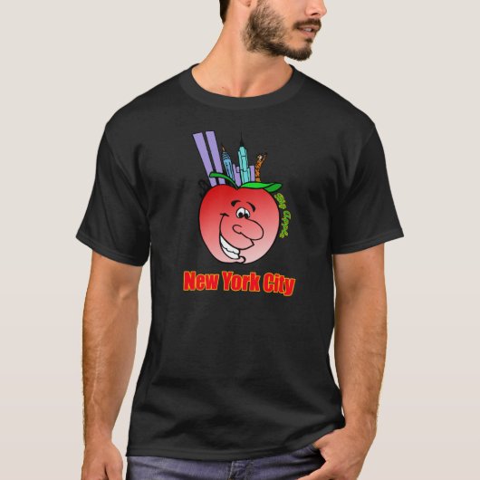 ニューヨークシティ大きいApple Tシャツ (正面)