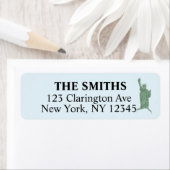 ニューヨークシティ差出人住所ラベル ラベル (インサイチュ)