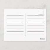 ニューヨークシティ建物ヴィンテージバルコニービュー ポストカード (裏面)