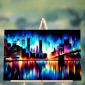 ニューヨークシティ抽象芸術1103 アクリルサイン (ニュートラル)