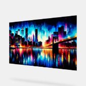 ニューヨークシティ抽象芸術1103 アクリルサイン (傾斜)