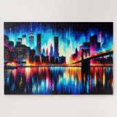 ニューヨークシティ抽象芸術1103 ジグソーパズル (横)