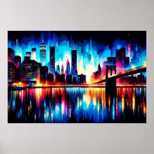 ニューヨークシティ抽象芸術1103 ポスター (正面)