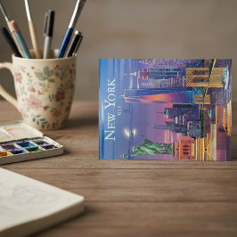 ニューヨークシティ旅行絵葉書 シーズンポストカード