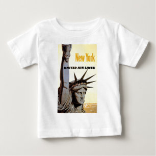 ニューヨークシティ旅行 ベビーTシャツ