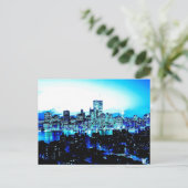 ニューヨークシティ超高層ビルズアットナイト ポストカード (スタンド正面)