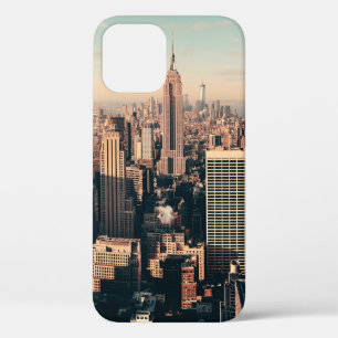 ニューヨークシティ超高層ビルズルーフテラスアーバンビュー iPhone 12ケース