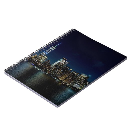 ニューヨークシティ超高層ビルタワーズナイトUSAアメリカ ノートブック (左側)