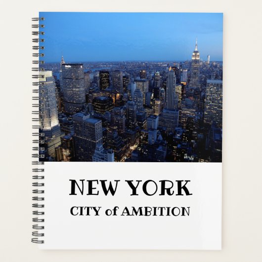 ニューヨークシティ超高層ビルタワーズ写真 プランナー手帳 (正面)