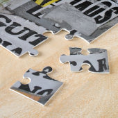 ニューヨークシティ通りアートアーバンフォトグラフィーNYC ジグソーパズル (側面)