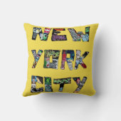 ニューヨークシティ通りアートスロークッション クッション (裏面)