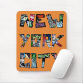 ニューヨークシティ通りアートマウスマット マウスパッド (マウス)