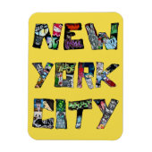 ニューヨークシティ通りアートマグネット マグネット (縦)