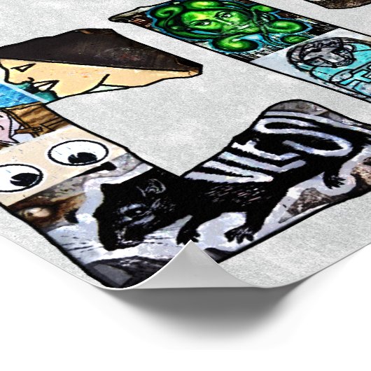 ニューヨークシティ通りアート ポスター (角)