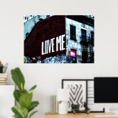 ニューヨークシティ通りグラフィティ写真 ポスター (ホームオフィス)