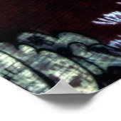 ニューヨークシティ通りグラフィティ写真 ポスター (角)