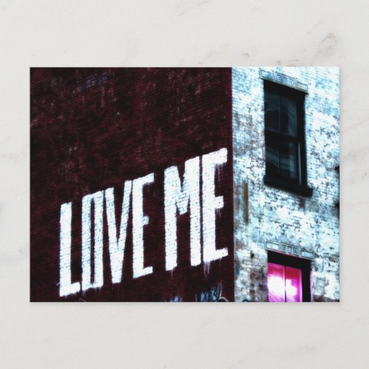 ニューヨークシティ通りグラフィティ写真 ポストカード (正面)