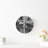 ニューヨークシティ通りシンボルや象徴クロック ラウンド壁時計 (ホーム)