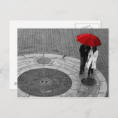 ニューヨークシティ通りシーン ポストカード (正面/裏面)