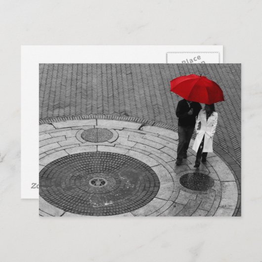 ニューヨークシティ通りシーン ポストカード (正面/裏面)