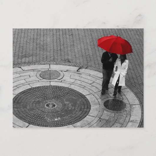 ニューヨークシティ通りシーン ポストカード (正面)