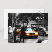 ニューヨークシティ通りシーン ポストカード (正面/裏面)