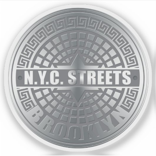 ニューヨークシティ通りブルックリン シール (正面)