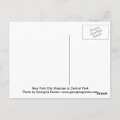 ニューヨークシティ通りミュージシャン ポストカード (裏面)