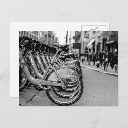 ニューヨークシティ通り写真 ポストカード (正面/裏面)