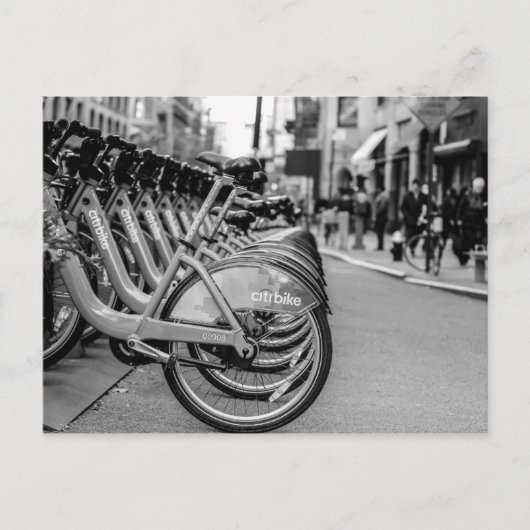 ニューヨークシティ通り写真 ポストカード (正面)