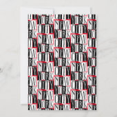 ニューヨークシティ50thバースデーパーティマンハッタンシック 招待状 (裏面)