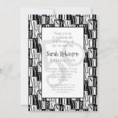 ニューヨークシティ50thバースデーパーティマンハッタンスタイル 招待状 (正面)