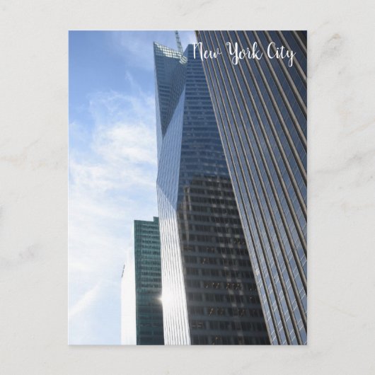 ニューヨークシティ6thアベニュー超高層ビルNYC建物 ポストカード (正面)