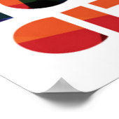 ニューヨークシティ |はっきりしたタイポグラフィ ポスター (角)