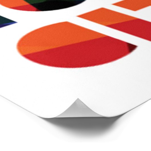 ニューヨークシティ |はっきりしたタイポグラフィ ポスター (角)