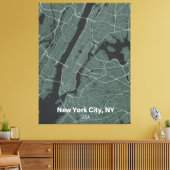 ニューヨークシティ キャンバスプリント (インサイチュ (リビング))