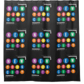 ニューヨークシティ シャワーカーテン (正面)