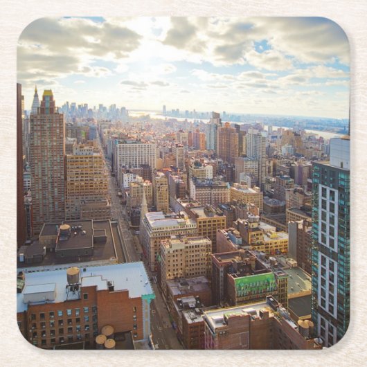 ニューヨークシティ スクエアペーパーコースター (正面)