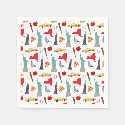 ニューヨークシティ スタンダードカクテルナプキン (正面)