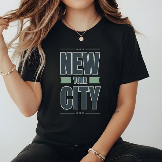 ニューヨークシティ タイポグラフィ Tシャツ