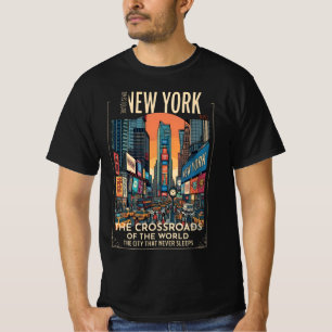 ニューヨークシティ - タイムズスクエア Tシャツ