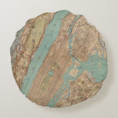 ニューヨークシティ、ニューヨーク ラウンドクッション (裏面)