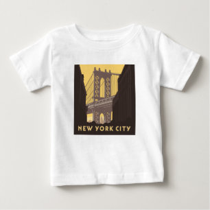 ニューヨークシティ ブルックリン・ブリッジ ベビーTシャツ
