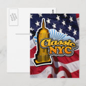 ニューヨークシティ ポストカード (正面/裏面)